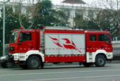 价值900万的双车头消防车