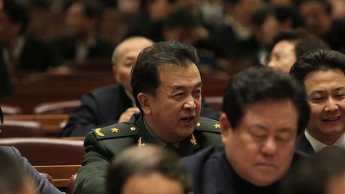 身兼十二屆全國政協委員的黃宏少將2015年3月3日出現在十二屆全國政協三次會議會場。