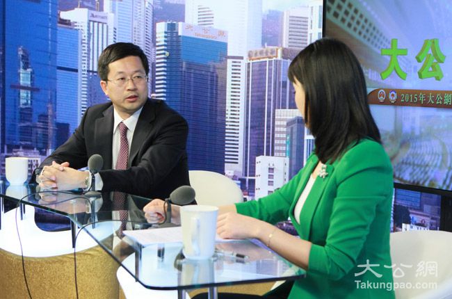 2月5日，全国政协委员、中国诚通国际投资有限公司副总经理周立群接受大公网专访。大公网 张文杰摄 