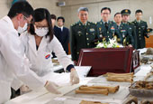 68具在韩中国志愿军烈士遗骸将装运回国
