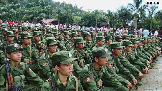 资料图:缅北武装克钦独立军值得注意的是,11支民族武装在公告中明确