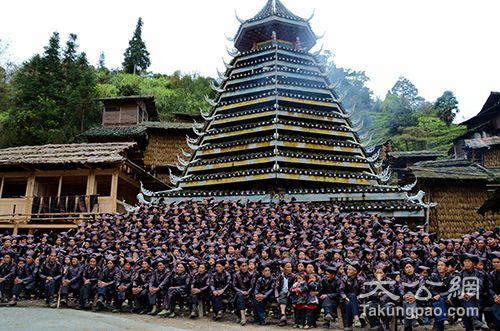 黎平县黄岗村以侗族大歌文化符号促旅游业发展/摄影 韦一茜