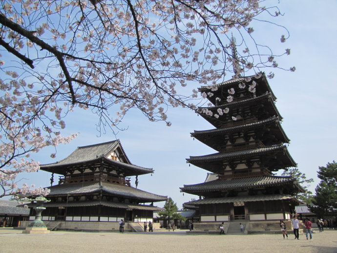 都能看得懂的法隆寺建造手绘图 世界上最古老的木造建筑 参考文献出自