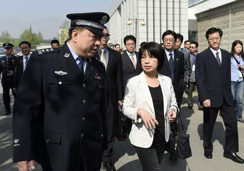 台湾代表团参观羁押台湾嫌犯看守所：45人均已认罪