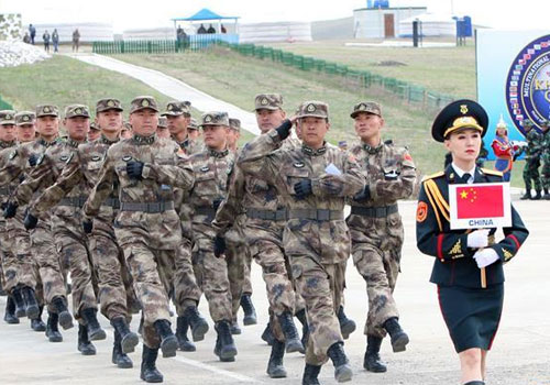 中方参加在蒙古国举行的多国军事演习