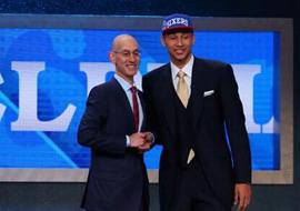 2016NBA选秀-76人状元签选西蒙斯