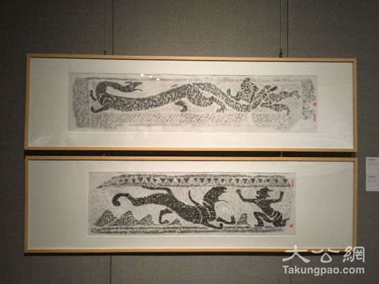 卜友常藏汉代画像石拓片首次公开展示