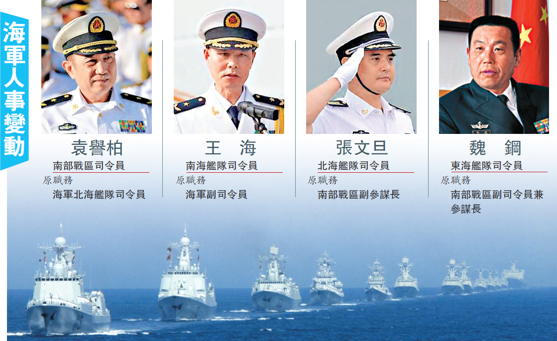 领导机构驻广州,战区陆军驻广西南宁,战区海军(即南海舰队)驻广东湛江