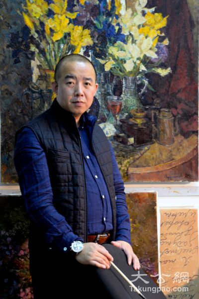 中国青年油画家牟克.受访者供图