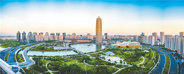 郑州市郑东新区全景