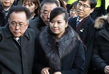 朝鲜艺术演出考察团抵韩进行踩点