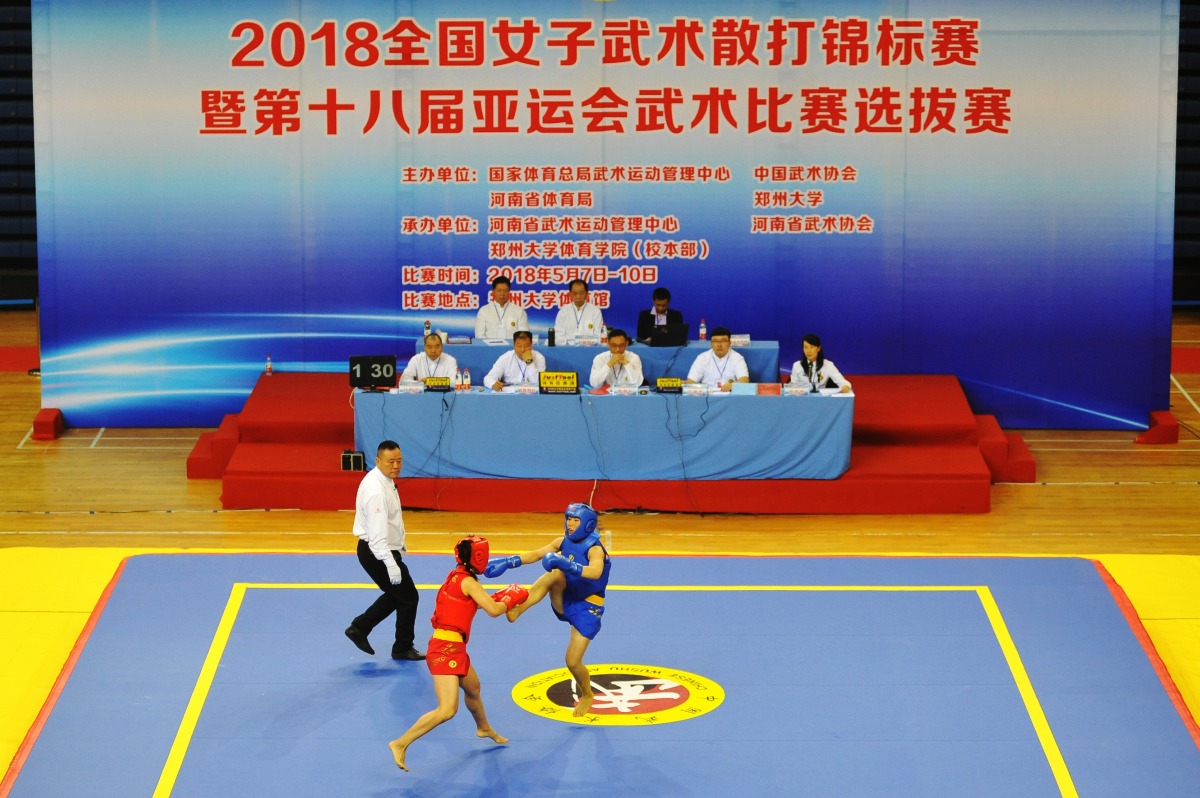 全国女子武术散打锦标赛 塔沟武校获4金
