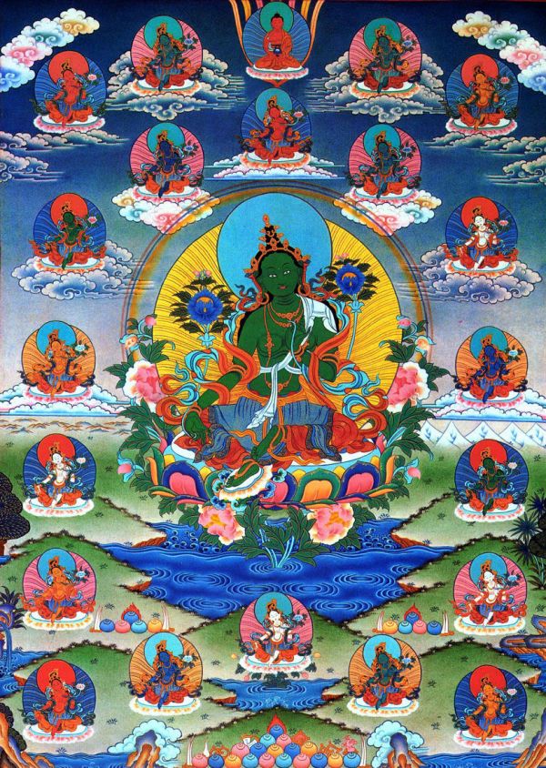 二十一度母图不可思议的美